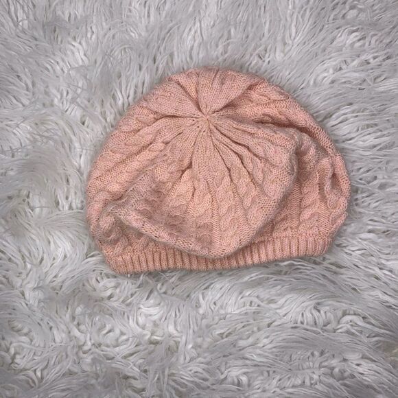 Crazy 8- Pink Crochet Beanie - Picture 3 of 3